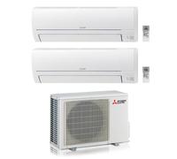 MITSUBISHI CLIMATIZZATORE INVERTER DUAL SPLIT SMART 9+12 MXZ-2HA40VF R32