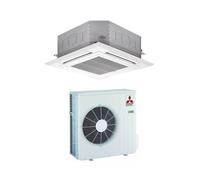 Mitsubishi Climatizzatore Monosplit a Cassetta 90x90 PLA-SM125EA+PUZ-SM125YKA-T 43000 btu Trifase Inverter R-32 Wi-Fi Opt