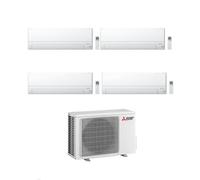Mitsubishi Climatizzatore Quadri Split MSZ-BT VGK 9+12+12+12 con MXZ-4F80VF Inverter R-32 Wi-Fi