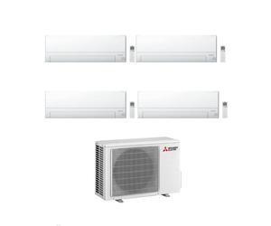 Mitsubishi Climatizzatore Quadri Split MSZ-BT VGK 9+9+9+12 con MXZ-4F80VF Inverter R-32 Wi-Fi