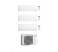Mitsubishi Climatizzatore Trial Split Linea Plus MSZ-AY VGK 9+15+18 con MXZ-3F68VF Inverter R-32 Wi-Fi Classe A++