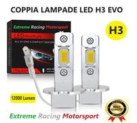 MITSUBISHI COLT V 95-04 LAMPADE FENDINEBBIA LED PLUG&PLAY H3 12000 LUMEN 60W CAN
