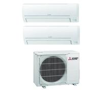 Mitsubishi Condizionatore dual SMART White MSZ-HR25VF, MSZ-HR35VFK MXZ2HA50VF