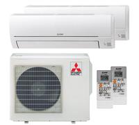 Mitsubishi Condizionatore Electric Msz-hr dual split 9000+18000 BTU inverter esterna 5,0 kW