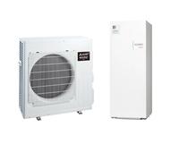 Mitsubishi ECODAN R32 10 kW aria-acqua Inverter - SUZ-SWM100VA + ERST20D-VM2E Hydrotank 200 L, Classe A+++