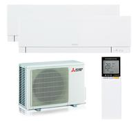 Mitsubishi Electric Dualsplit 9000+12000BTu MXZ-2F53VF + MSZ-EF35VGKW-E1 + MSZ-EF25VGKW condizionatore fisso Mitsubishi Electric