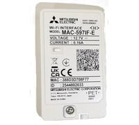 Mitsubishi Electric MAC-597IF-E Modulo Wi-Fi per Condizionatore Fisso, Controllo Remoto Tramite Smartphone App Melcloud, Compatibile con Amazon Alexa e Google Home, Bianco