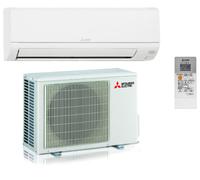 Mitsubishi Electric MSZ-HR25VFK + MUZ-HR25VF Condizionatore Fisso Split System Unità Interna e Esterna Bianco