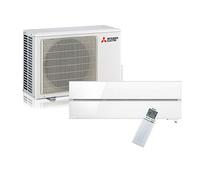 Mitsubishi Electric MSZ-LN25VGV-E1 Kit Climatizzatore Inverter Monosplit Pompa di Calore Composto Interna e unità Esterna Potenza 2,5 kW (9.000 BTU), 230 V, Pearl White