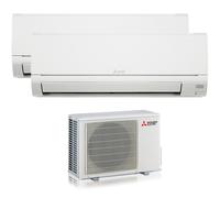 Mitsubishi Electric MXZ-3HA50VF + MSZ-HR25VFK + MSZ-HR50VFK Climatizzatore split system Bianco Mitsubishi Electric