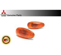 MITSUBISHI EVO 5 EVO 6 CP9A FR SET RIPETITORE LAMPADA SEGNALE DI SVOLTA LATER...