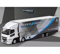 MITSUBISHI Fuso Super Great - grey / blue - TARMAC 1:64