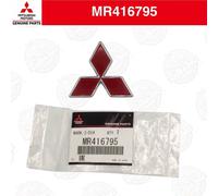 Mitsubishi Original Red Diamond Emblem MR416795 OEM Montero Eclipse 3000GT nuovo