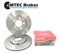 Mitsubishi Pajero 2.5 Td Lwb ABS 91-93 Dischi Freno Anteriori E Pastiglie