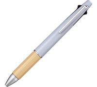Mitsubishi Pencil MSXE5200B5.79 Jetstream 4&1 Bamboo - Penna multifunzione 0,5, colore: Blu/Grigio Made in Japan