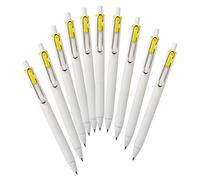 三菱鉛筆 Mitsubishi Pencil UMNS38.2 Uniball One Gel Penna a sfera, Giallo, 10 Pezzi