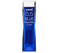 Mitsubishi Pencil Uni Nano Diamond Color Mine 0,5 mm Blu Set di 2
