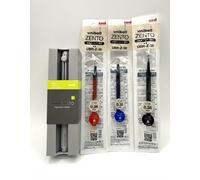 Mitsubishi Pencil uniball ZENTO Signature Model Silver 0,38 mm e ricarica a 3...