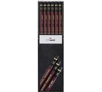 MITSUBISHI PENTIL matita Hi-uni 1 dozzina 12 pezzi. Serie H, HB, B, 2B, 3B,...