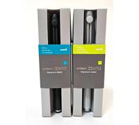 MITSUBISHI PENTIL uniball ZENTO Signature Model Silver & Metallic Black Set