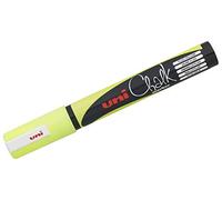 Mitsubishi, Uni-Ball, pennarello a gesso liquido PWE-5M, punta tonda, 8.0 mm punta rotonda Gelb