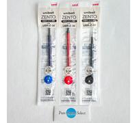 MITSUBISHI uniball ZENTO Signature Model Refill 0,38 mm nero/blu/rosso confez...