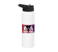 Mitsume Manga Cyber Rituale Anime Giapponese Street Art Classico Stainless Steel Insulated Water Bottle