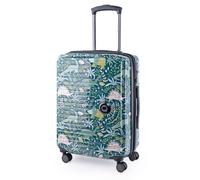 HAUPTSTADTKOFFER Mitte - Bagaglio a Mano, 2.9 Kg Un Gioco da Ragazzi, TSA, Valigia Rigida, Trolley con 4 Ruote, Bagaglio a Mano 55 cm, 42 L, Motivo Valigia, Dino Floreale