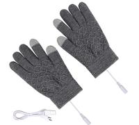 Mittens invernali elettrici, USB Full Finger Mittens, Fast Heating Mittens, Cold Weather Hands Warmer, Electric Heated Gloves, Full Finger Electric Mittens, Heated Mittens for Working
