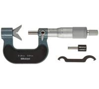 Mitutoyo 114 - 165 Series 114 5 flute v-anvil micrometro, 5 mm-25 mm Range, 0.01 mm Graduation