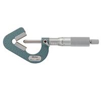 Mitutoyo 114 - 202 Series 114 3 flute v-anvil micrometri, 0,2-2,5 cm Range, 0 cm Graduation