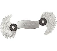 Mitutoyo 188 - 386,1 cm/Metric Screw Pitch Gage, 4 A 56 TPI, 0.5 mm a 6 mm, 28 fogli