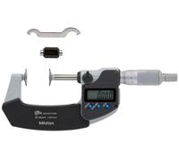 Mitutoyo 323-251-30, Micrometro digitale con contatti a disco, 25-50 mm, 0,001 mm, IP65, Disco=20 mm, Metrico, con uscita dati