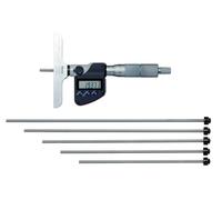 Mitutoyo 329-250-30, Micrometro digitale di profondità, 0-150 mm, 0,001 mm, 6 asta di profonditàs, Metrico, con uscita dati
