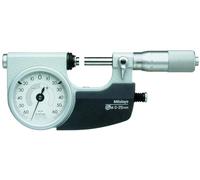 Mitutoyo 510-121 Micrometro con comparatore IDM-25R, 0-25 mm