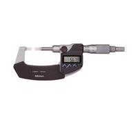 MITUTOYO - Micrometro digitale per la misurazione di scanalature, Intervallo di misurazione: 0-25 mm 0-25