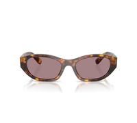 Miu Miu 0mu A03s Occhiali Da Sole Donna Avana Ovali Viola 53mm
