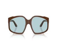Miu Miu 0mu A07s Occhiali Da Sole Donna Marrone Oversize Blu 59mm