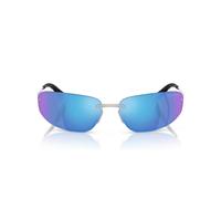 Miu Miu 0mu A50s Occhiali Da Sole Donna Argento Geometrico Blu 68mm