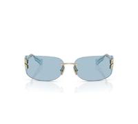 Miu Miu 0mu A51s Occhiali Da Sole Donna Oro Geometrico Blu 75mm