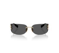 Miu Miu 0mu A51s Occhiali Da Sole Donna Oro Geometrico Grigio 75mm