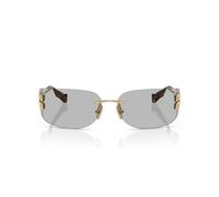 Miu Miu 0mu A51s Occhiali Da Sole Donna Oro Geometrico Grigio 75mm