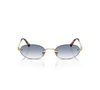 Miu Miu 0mu A54s Occhiali Da Sole Donna Oro Ovali Blu 51mm