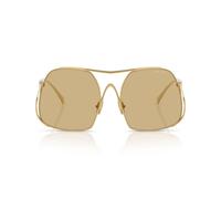 Miu Miu 0mu A55s Occhiali Da Sole Donna Oro Oversize Giallo 57mm