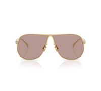 Miu Miu 0mu A56s Occhiali Da Sole Donna Oro Pilot Marrone 66mm