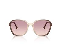 Miu Miu 0mu B01s Occhiali Da Sole Donna Marrone Oversize Rosa 58mm