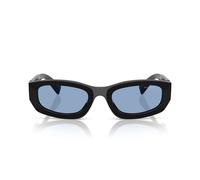 Miu Miu 0mu B04s Occhiali Da Sole Donna Nero Rettangolari Blu 53mm