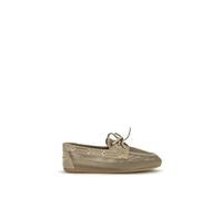 Miu Miu Beige Calf Leather Bos Taurus Slip-On Loafers - EU40/US10