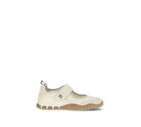Miu Miu Beige Recycled Polyamide Ballet Flats - EU40/US10