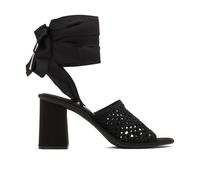 Miu Miu Black Fabric Strap-On Sandals - EU39/US9